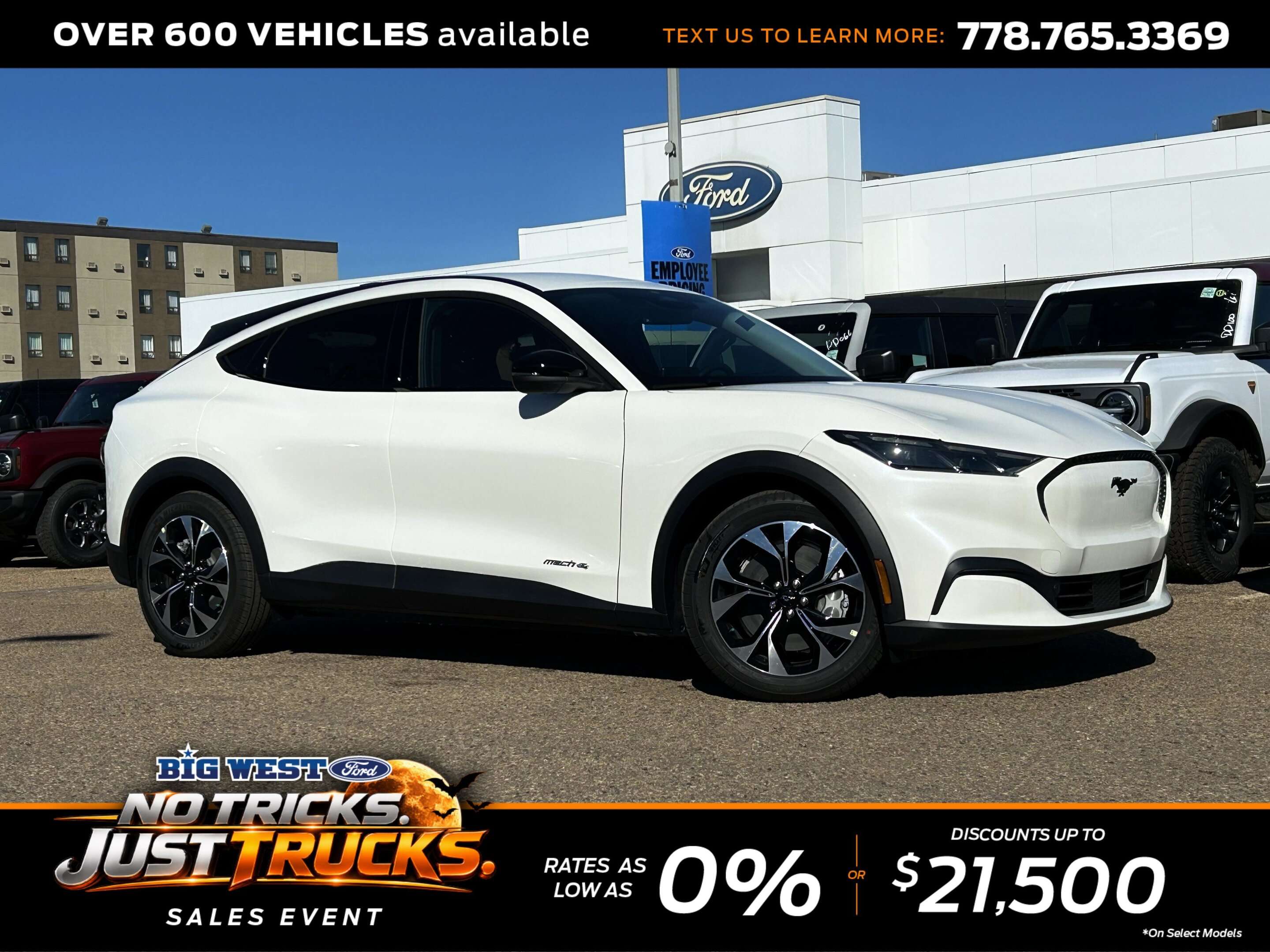 White 2026 Ford Mustang Mach-E SUV / Crossover All-Wheel Drive Automatic