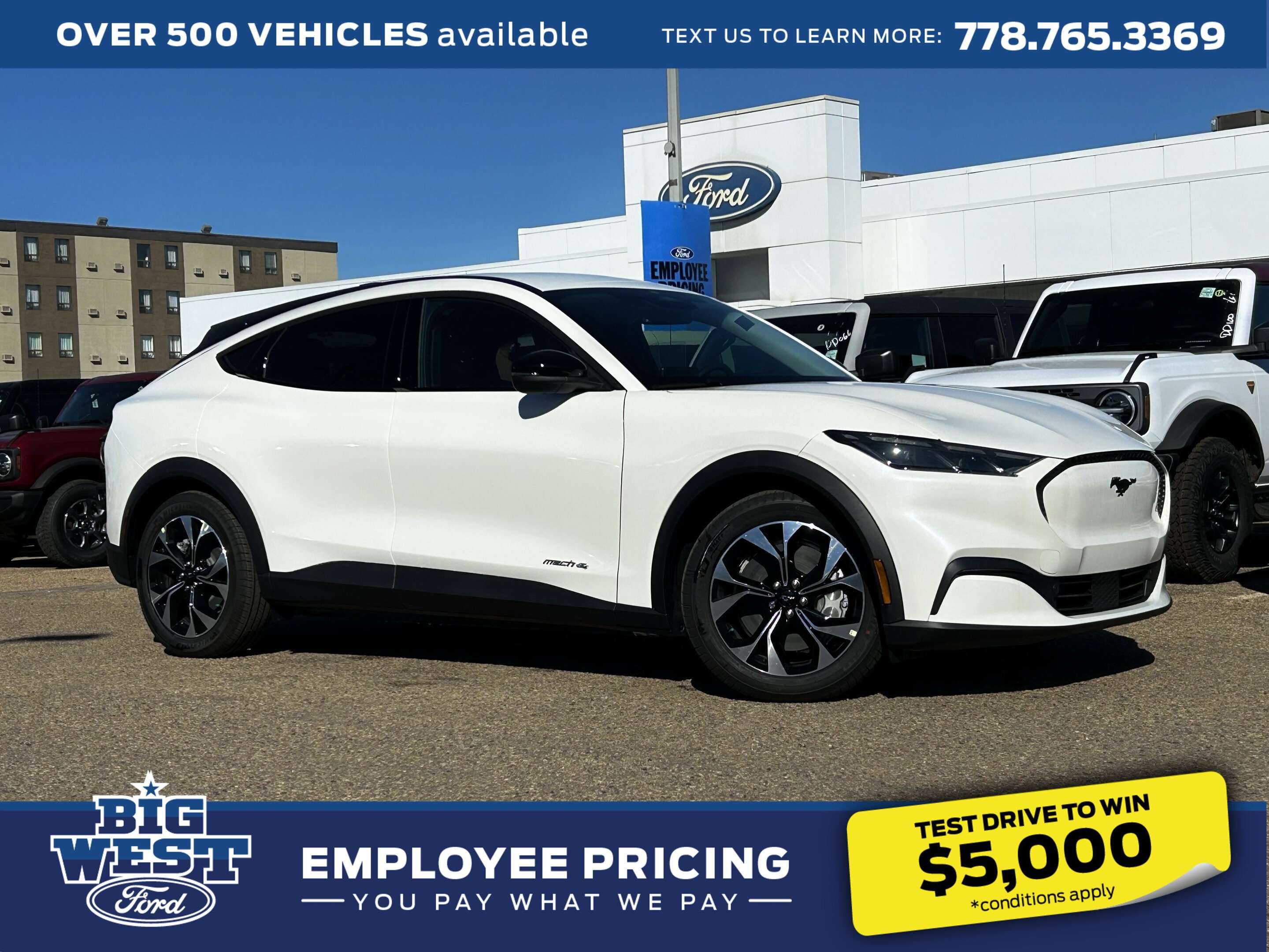 White 2026 Ford Mustang Mach-E SUV / Crossover All-Wheel Drive Automatic