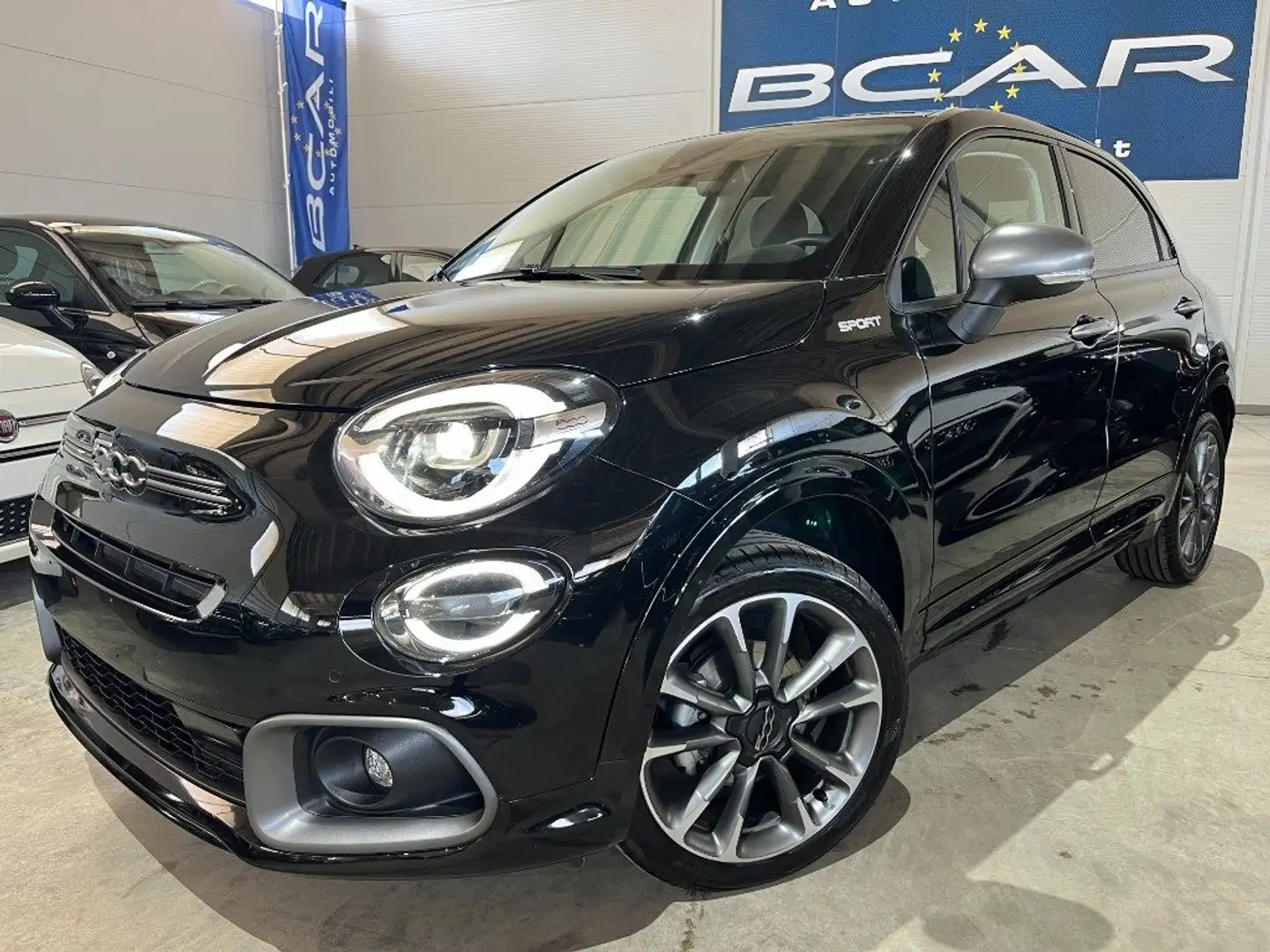 Fiat 500X 1.3 Mtj 95CV Sport Navi+Telecam+Park+F.Led+Alcanta Zwart - 1
