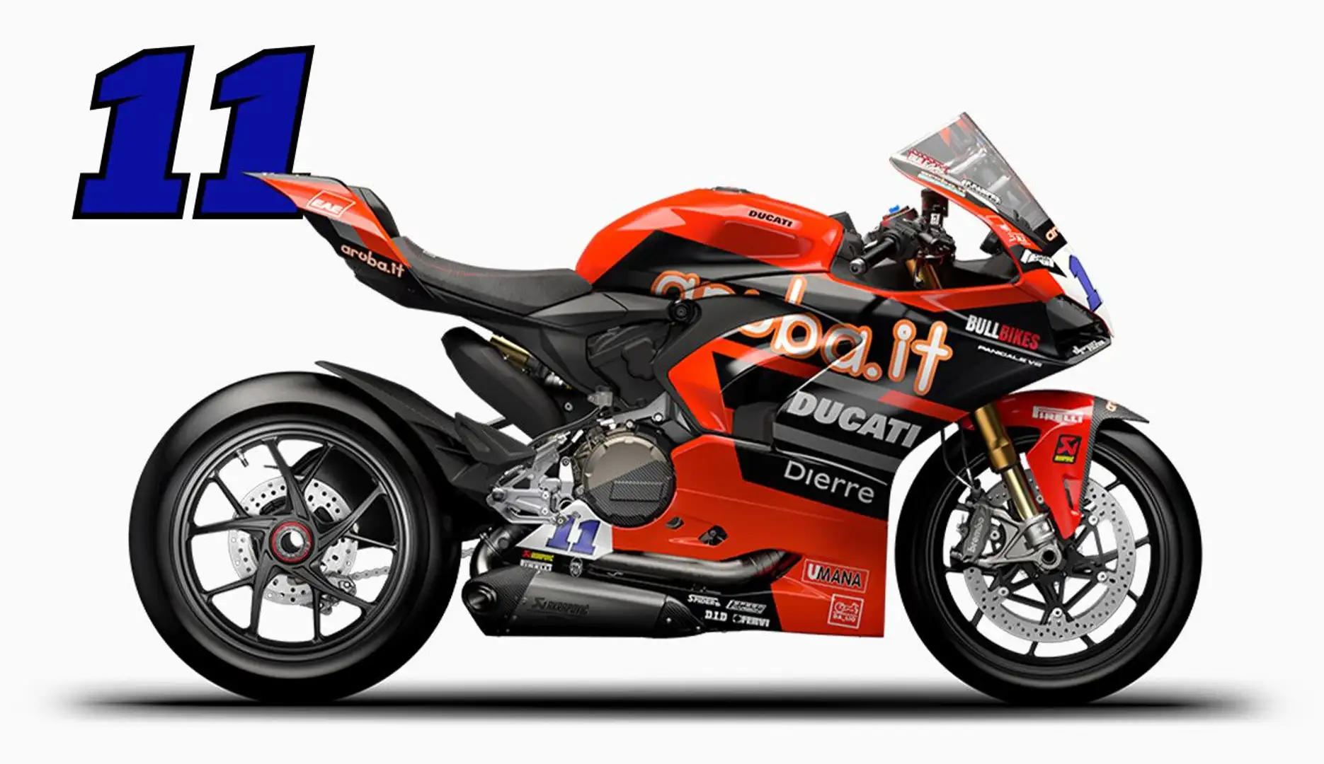Ducati Panigale V2 Bulega 2023 World Champion Replica Rood - 1