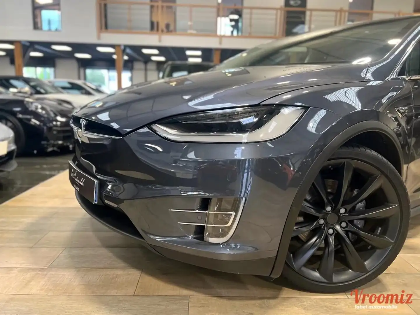 Tesla Model X P 90D DUAL MOTOR 525 - SUPERCHARGER A VIE GRATUIT Beige - 2