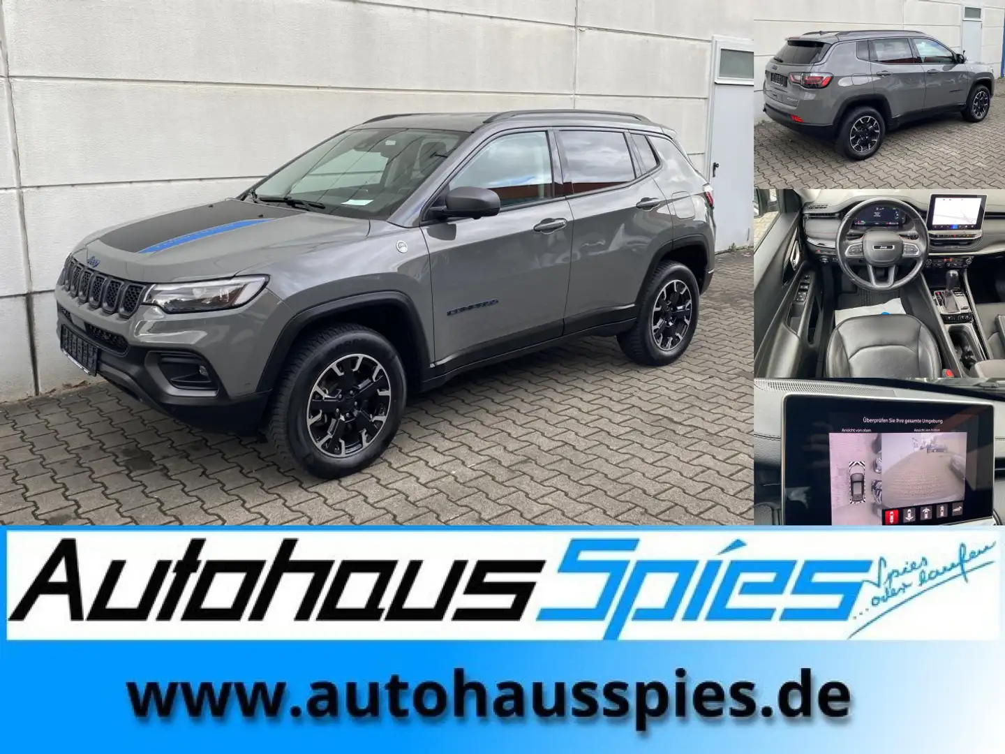 Jeep Compass Compass 1.3 PHEV Trailhawk 360Kam TotwAss LED Alpi Grau - 1