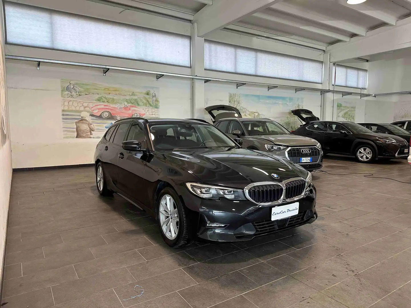 BMW 320 320d Touring Adv aut. - UNICO-PROPR -TAGLIANDI BMW Negru - 2