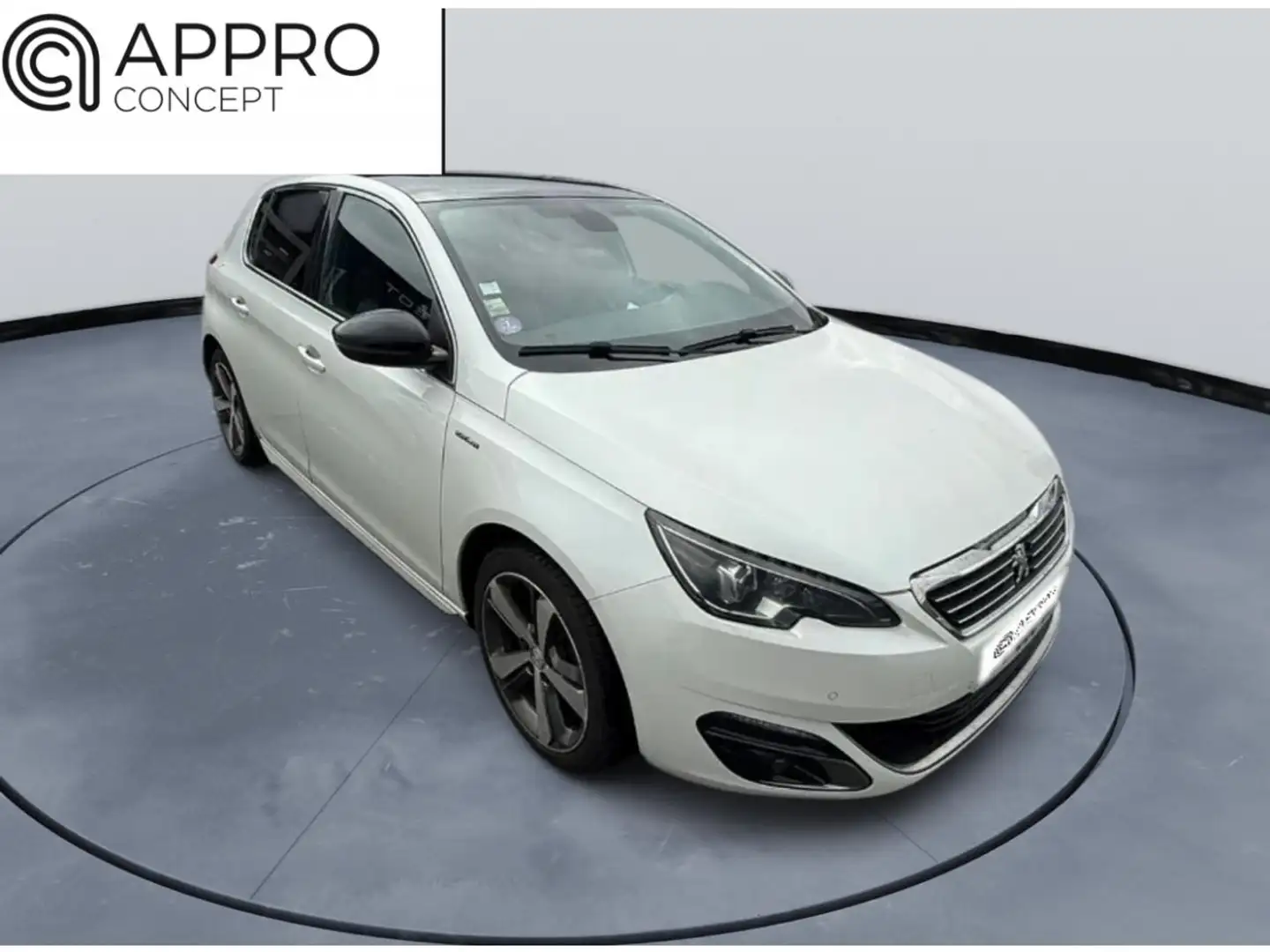 Peugeot 308 1.2i PureTech 12V S\u0026S - 130 II GT Line PHASE 1 Blanc - 1