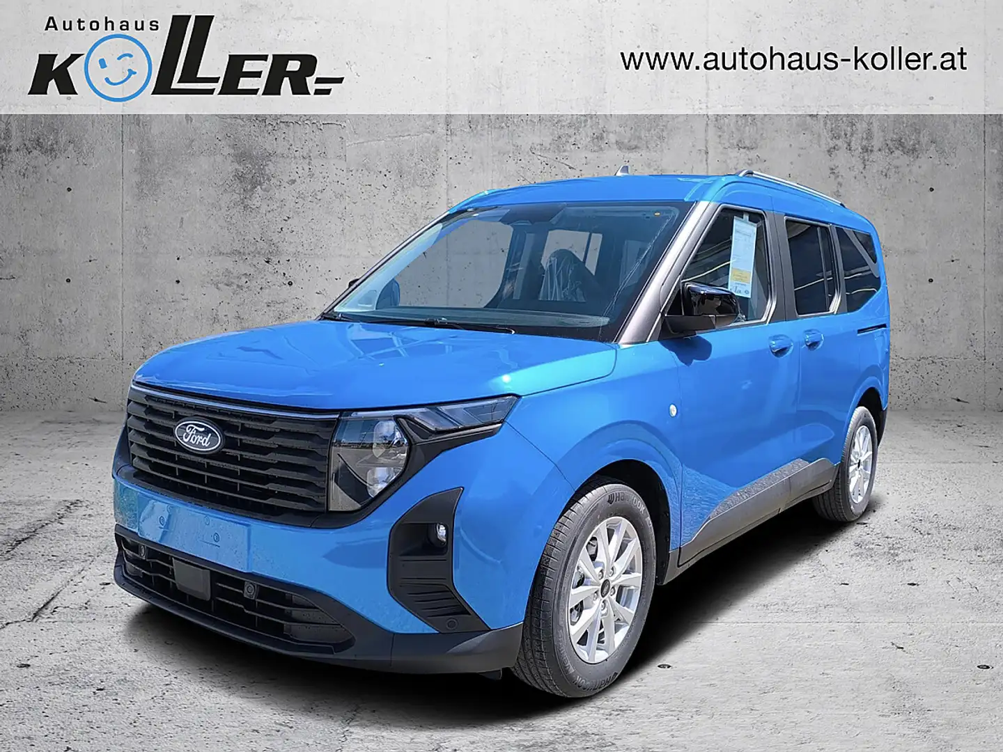 Ford Tourneo Courier 1,0 EcoBoost Titanium Aut. Blau - 1