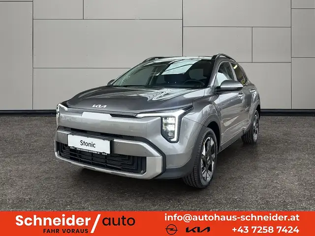 Kia Stonic 1,0 TGDI GPF ISG Silber