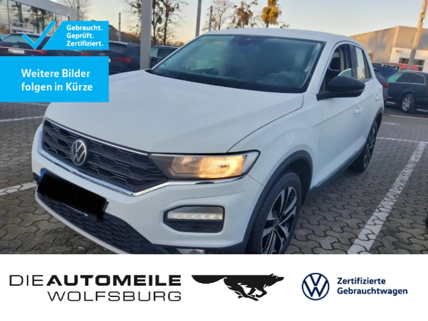 Volkswagen T-Roc 1.5 TSI United Einparkhi/Multilenk/Sitzhzg Weiß - 1