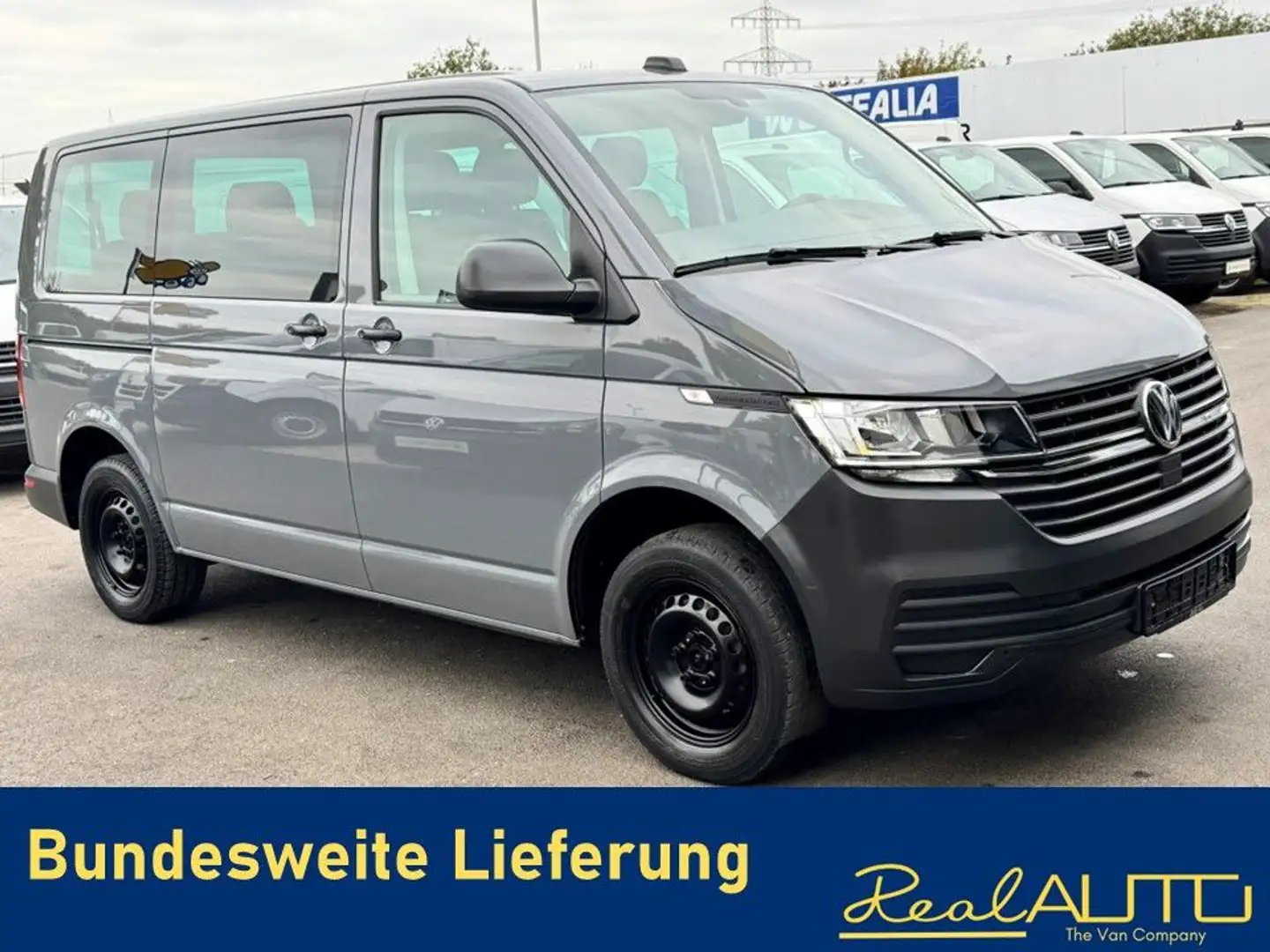 Volkswagen T6 Kombi /Transporter 6.1 TDI AHK*Klima vo u. hi Grau - 1