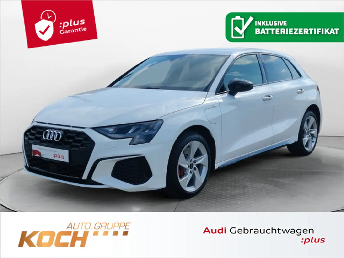 Audi A3 45 TFSI e S-Tronic S-Line, LED, AHK Weiß - 1