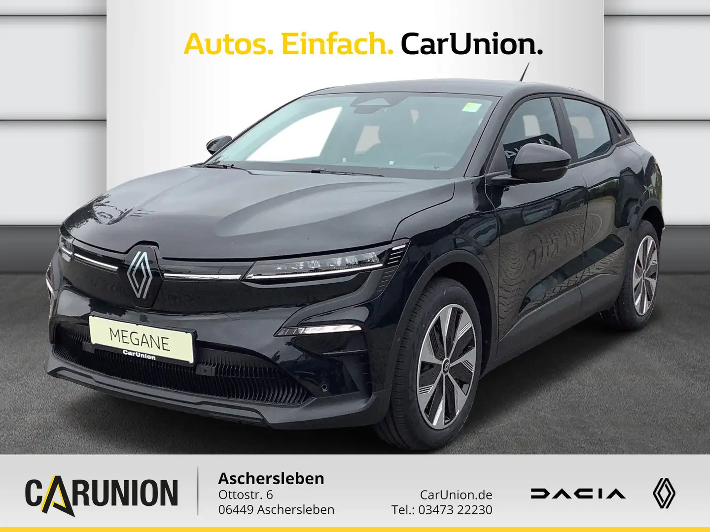 Renault Megane 100% el. EV60 130hp optimum charge Evolution ER in Schwarz - 1