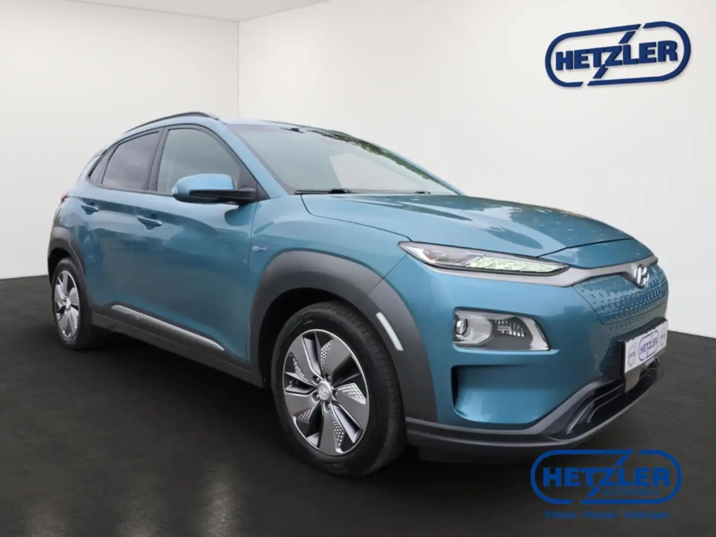 Hyundai KONA Style Elektro 2WD DAB Schiebedach Kamera LED Klima Blau - 2
