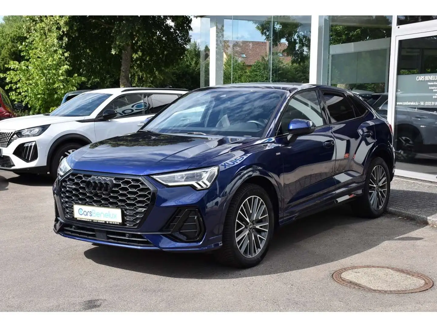 Audi Q3 Sportback 35 TDI Quattro S-Line S-Tr. GPS LANE CAM Bleu - 2