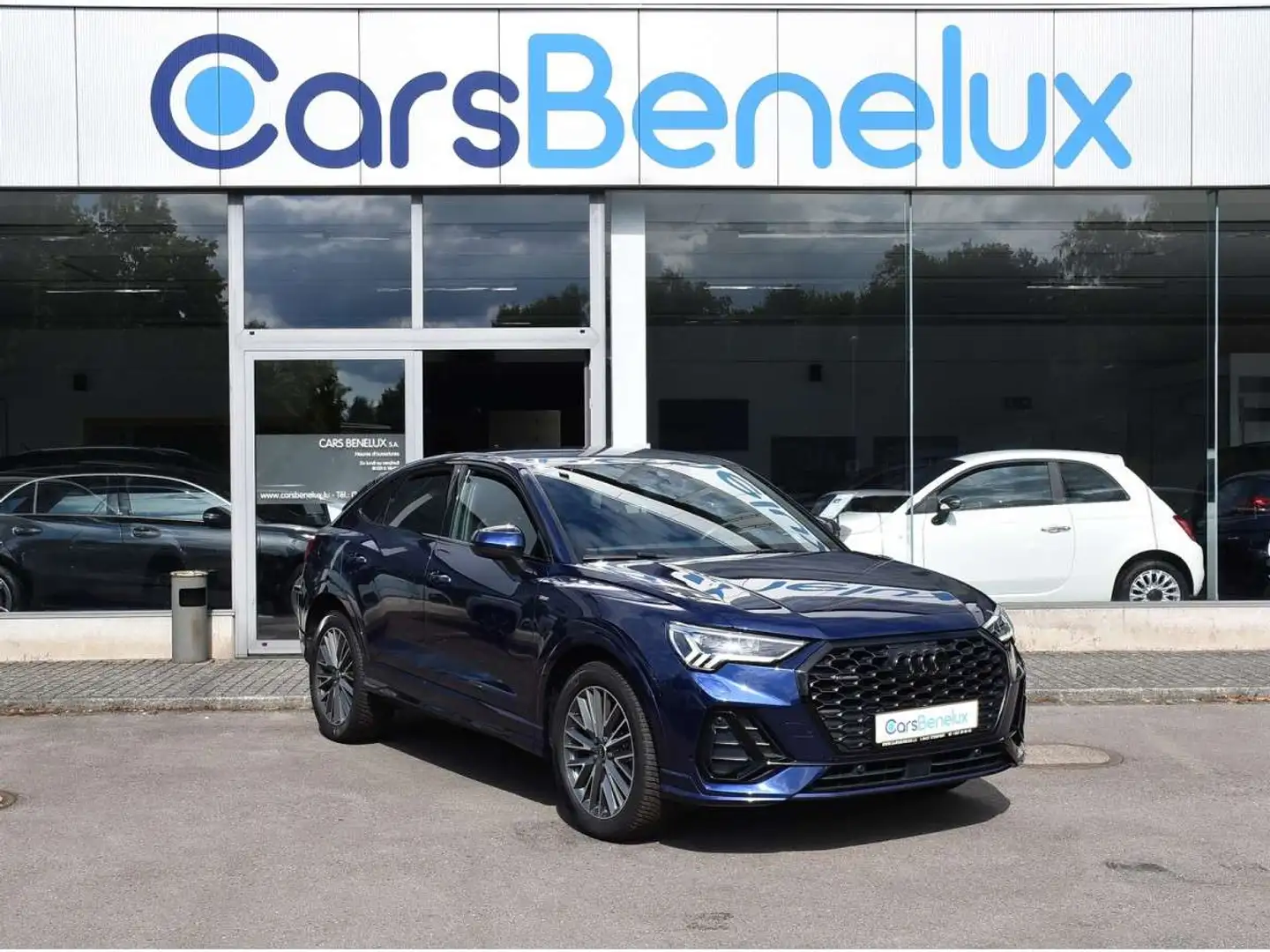 Audi Q3 Sportback 35 TDI Quattro S-Line S-Tr. GPS LANE CAM Bleu - 1