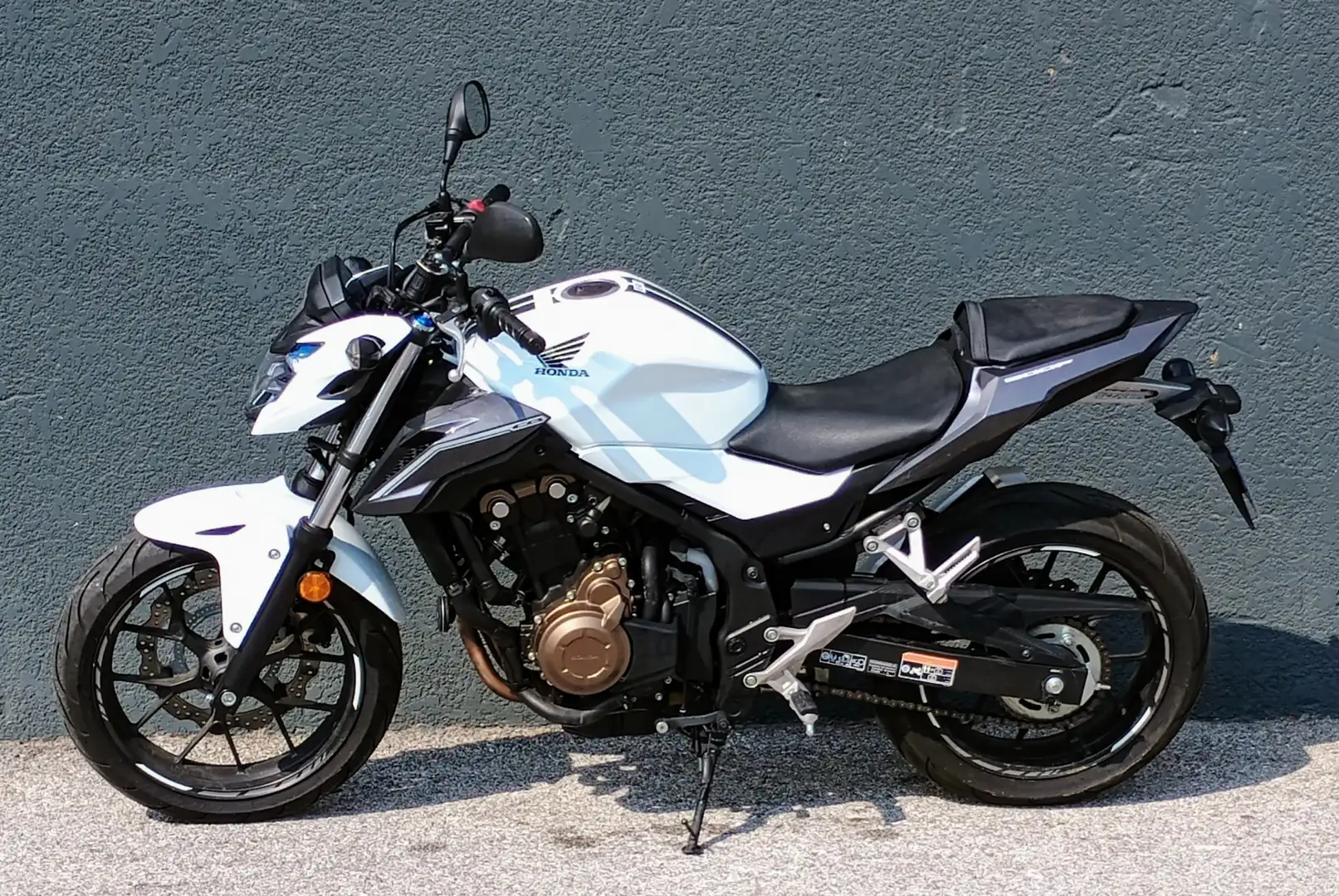Honda CB 500 Blanc - 2