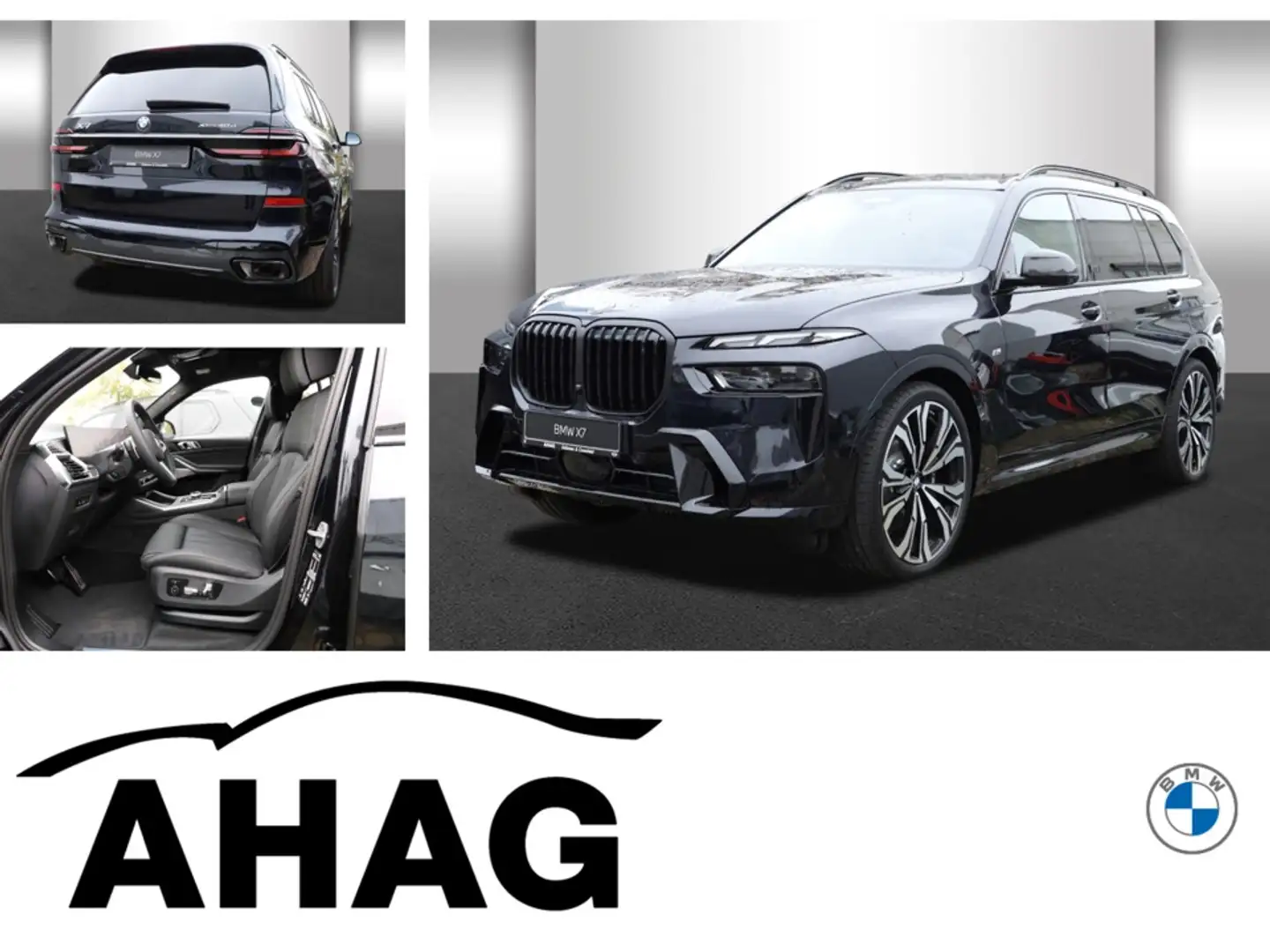 BMW X7 xDrive40d M Sport UPE:143100Euro, nur Leasing Schwarz - 1