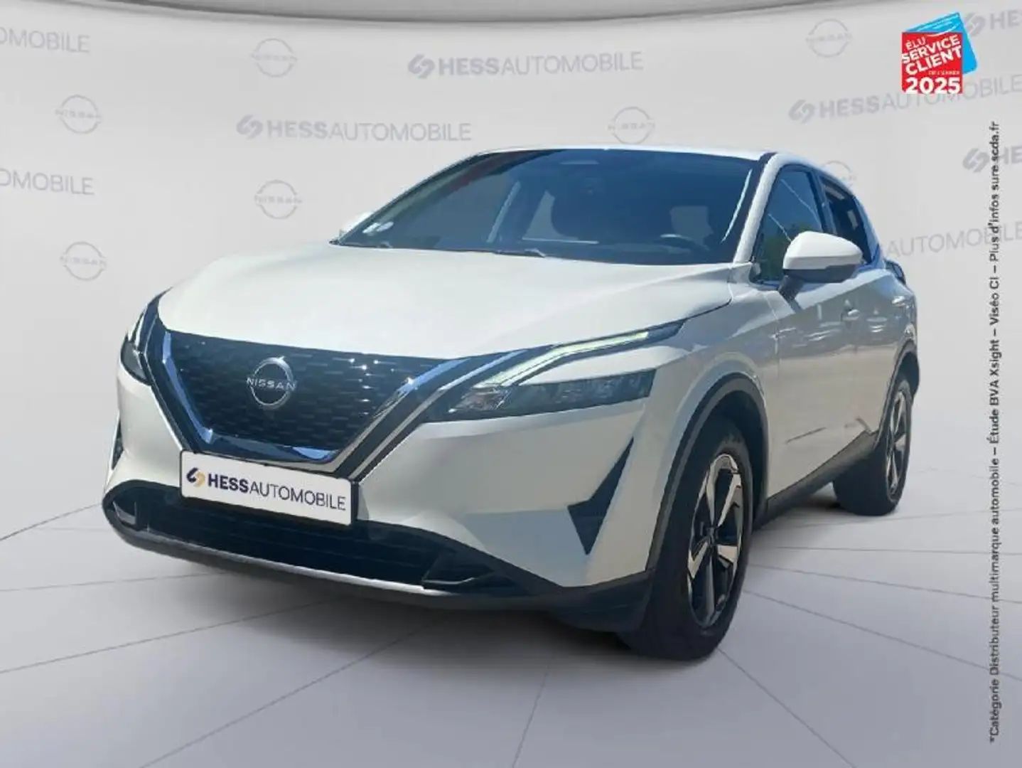 Nissan Qashqai 1.3 Mild Hybrid 140ch N-Connecta 2022 GPS Blanc - 1