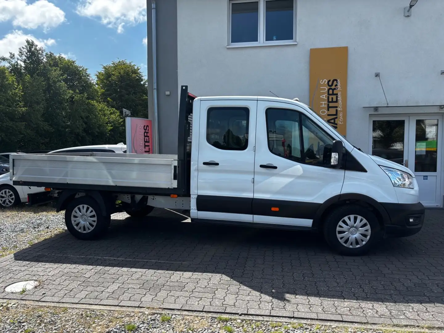 Ford Transit Pritsche 350 L3 Doppelkabine 7 - Sitzer Weiß - 2