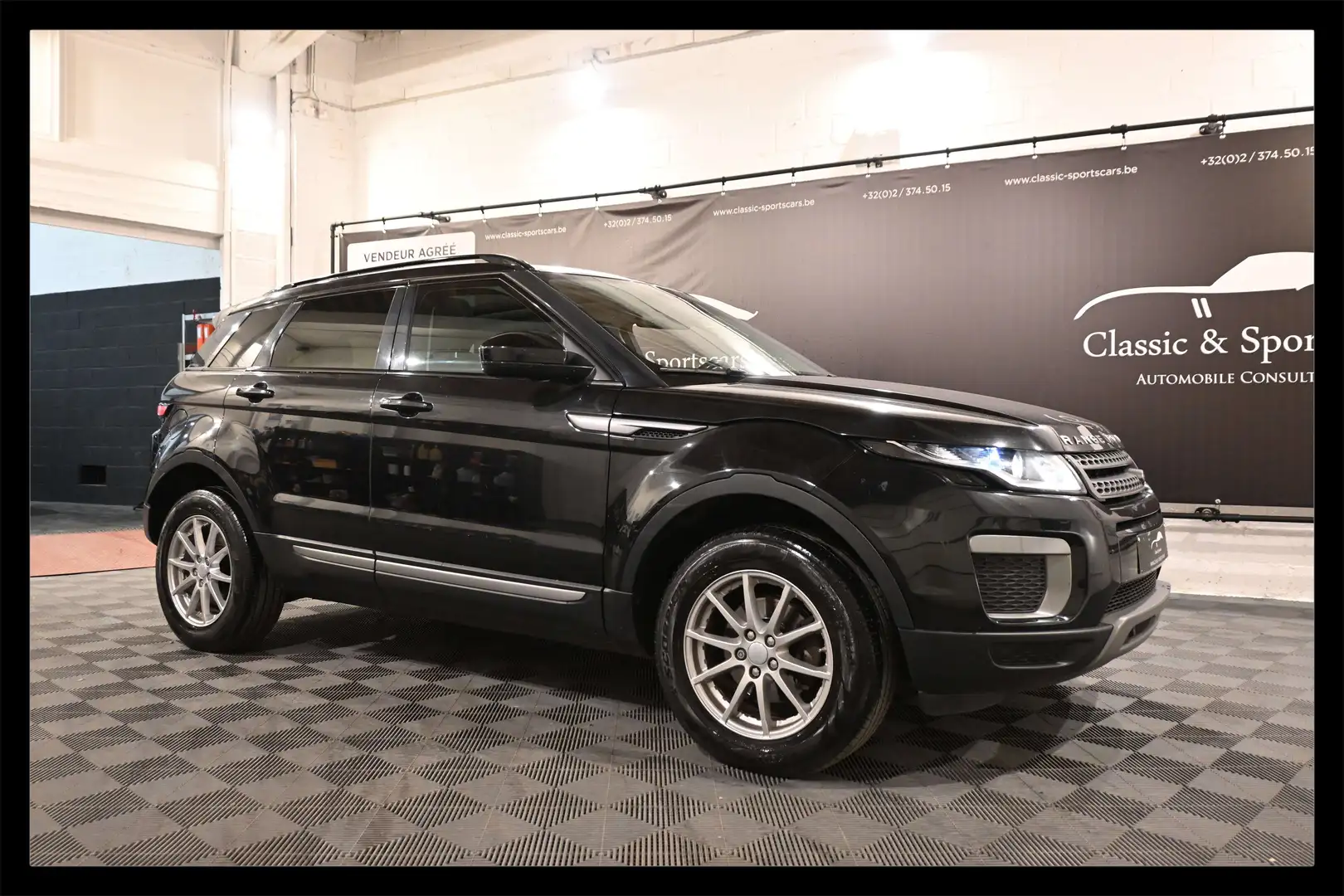 Land Rover Range Rover Evoque 2.0 TD4 4WD EURO 6b / GPS NAVI / TOIT PANO Noir - 1