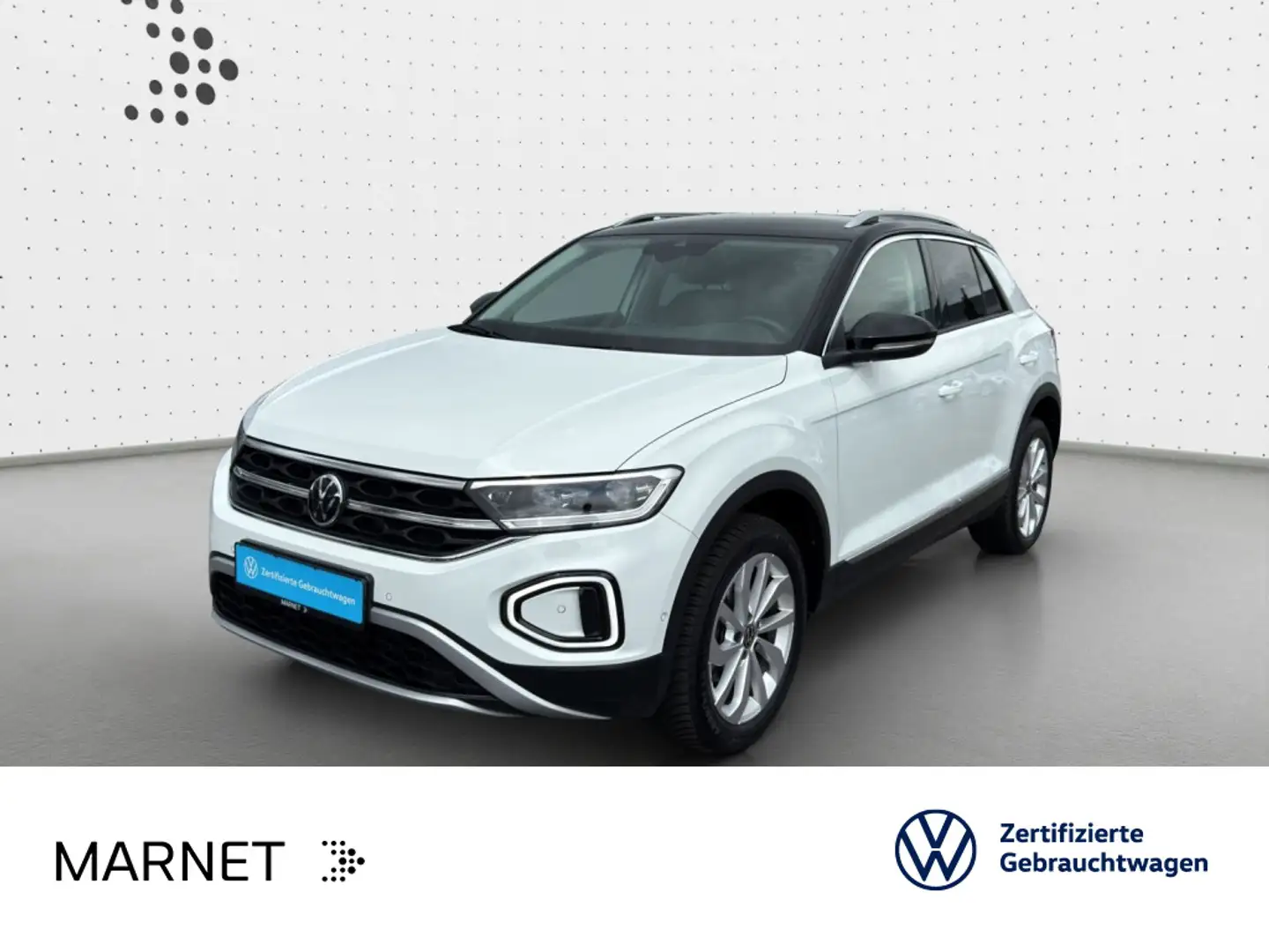 Volkswagen T-Roc T-ROC 1.5 TSI DSG STYLE*LED*AHK*NAVI*KLIMA*PDC*S Weiß - 1