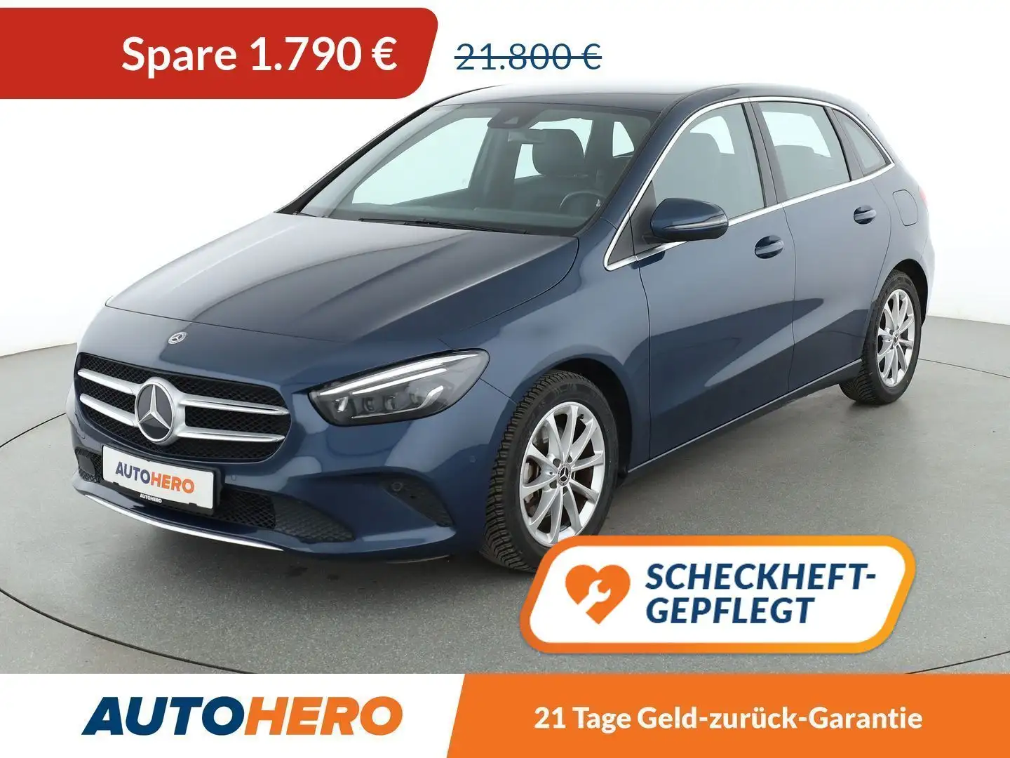 Mercedes-Benz B 200 Progressive*LED*NAVI*TEMPO*CAM*PDC*SHZ*KLIMA* Bleu - 1
