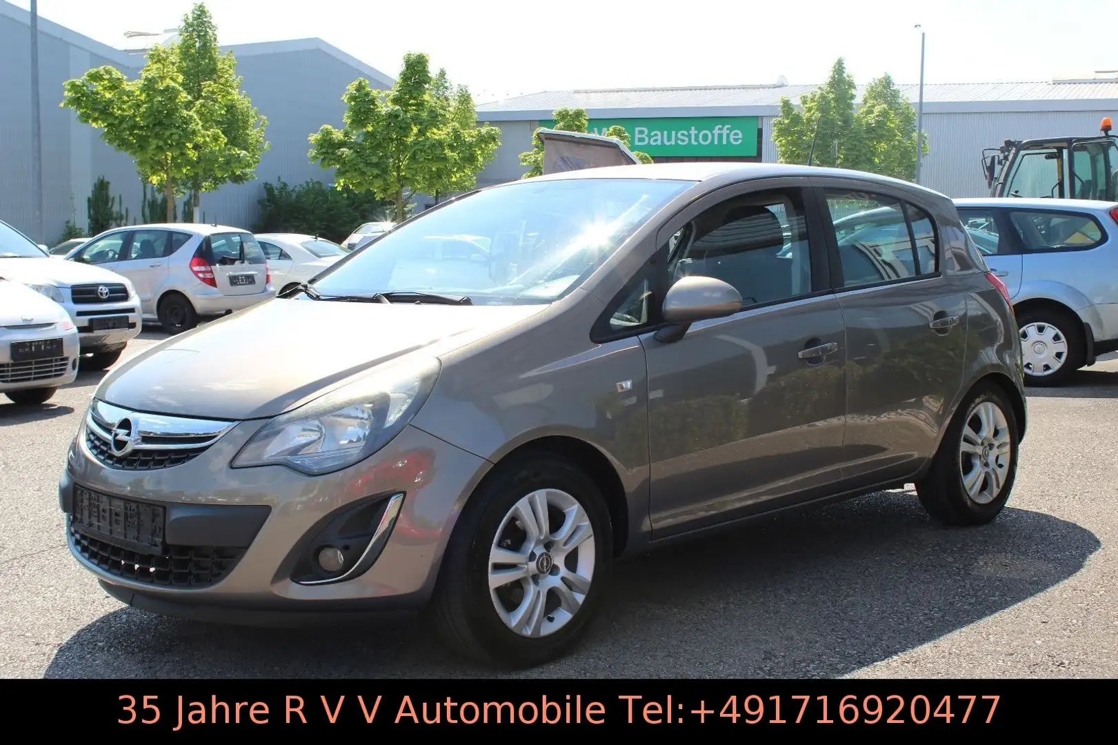 Opel Corsa D 1.2 Energy, Scheckheftgepflegt, TÜV neu Braun - 2