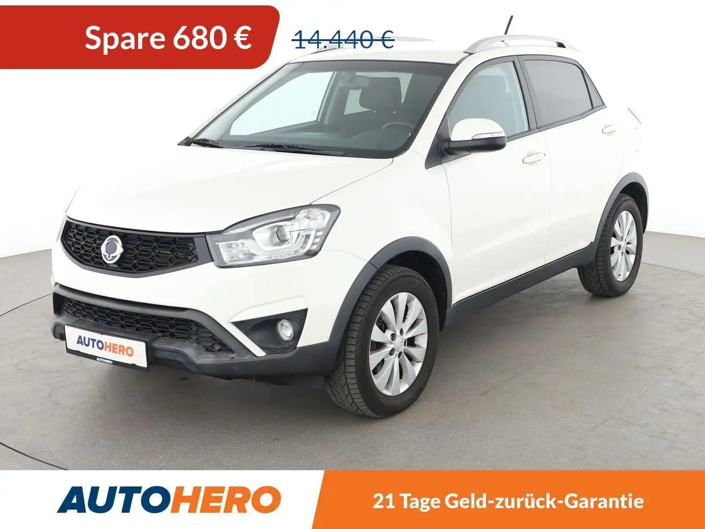 SsangYong Korando 2.2 TD Quartz 4x2 Aut*TEMPO*CAM*SHZ*KLIMA*GARANTIE Weiß - 1