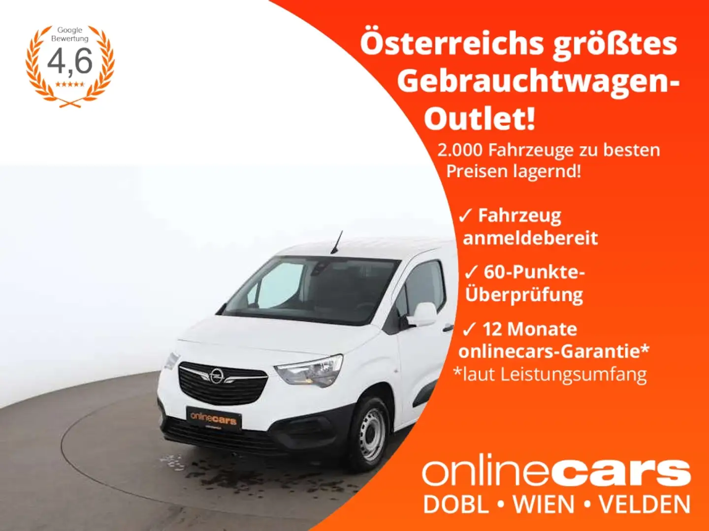 Opel Combo Cargo 1.5 CDTI KLIMA-ANLAGE TEMPOMAT Weiß - 1