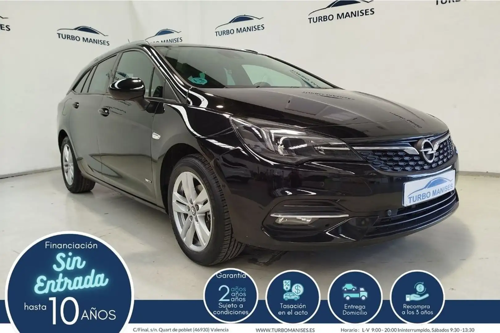 Opel Astra 1.4T SHT 107kW Business Elegance CVT ST Negro - 1