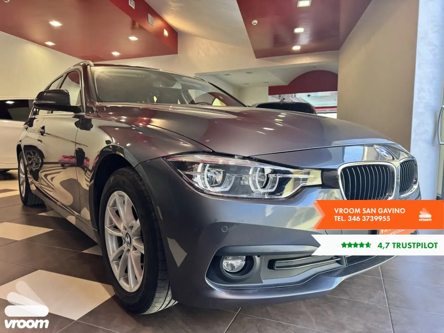 BMW 318 318d Touring Business Advantage aut. Grijs - 2