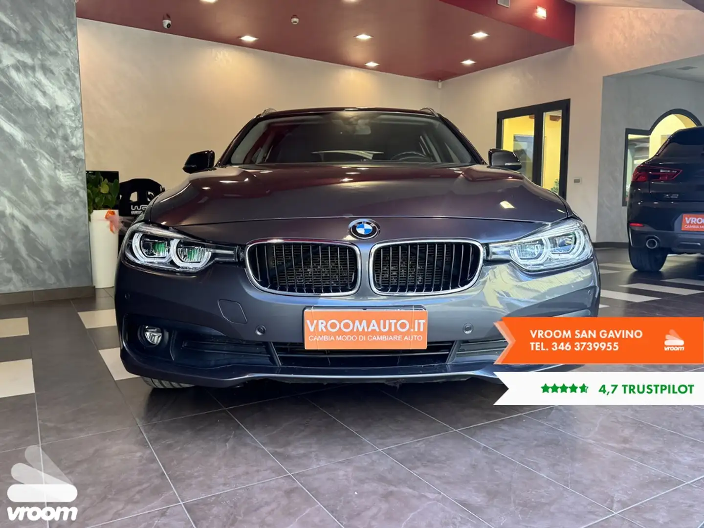 BMW 318 318d Touring Business Advantage aut. Grijs - 1