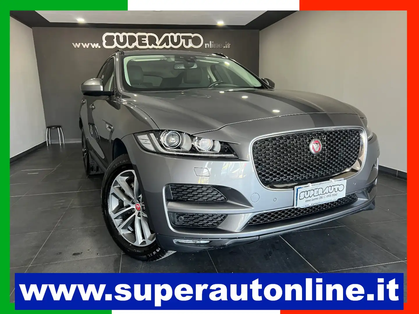 Jaguar F-Pace 2.0 D 180 CV AWD aut. Prestige Grigio - 1