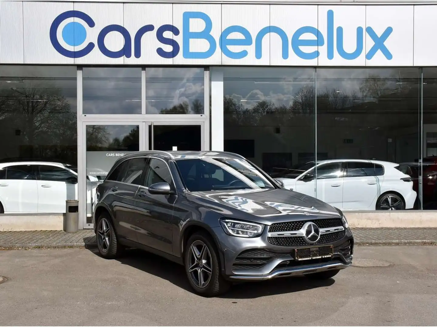 Mercedes-Benz GLC 220 CDI 4Matic AMG Line 9G GPS  ANGLE MORT ATT RMQ 1M Gris - 1