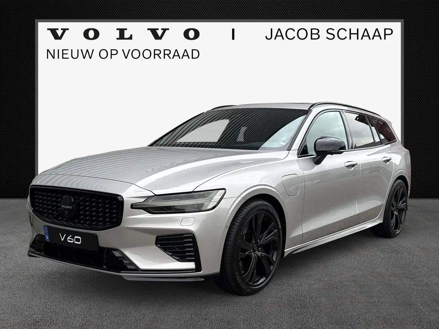Volvo V60 T6 Recharge AWD Ultimate Dark / Custom made Black Grijs - 2