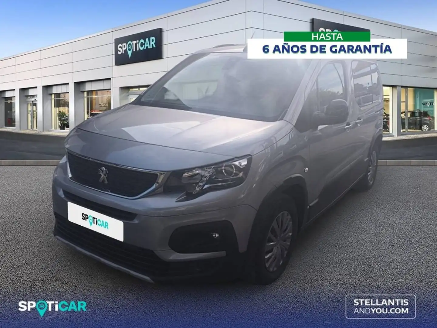 Peugeot Rifter Std. BlueHDi 100 S&S Allure Business Gris - 1