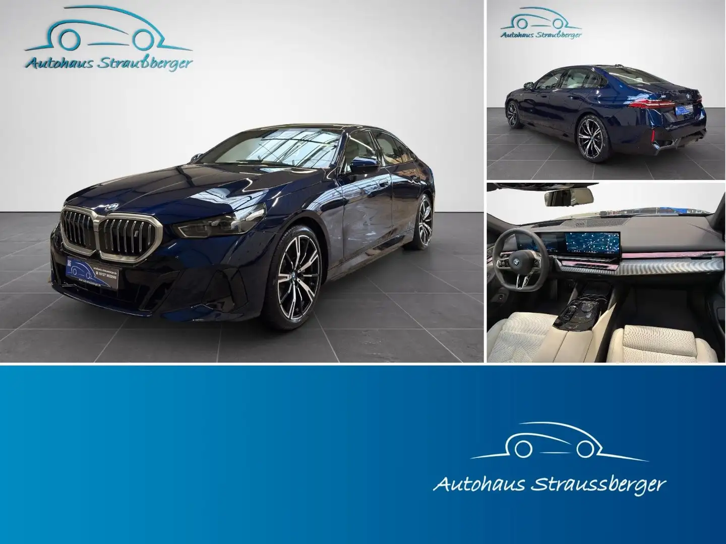BMW i5 Lim. 40 eDrive M Sport ICONIC ACC PANO 360° Blau - 1