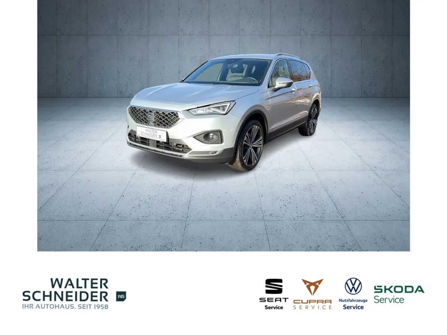 SEAT Tarraco 2.0 TSI DSG 4Drive Xcellence Navi AHK 7- Silber - 1