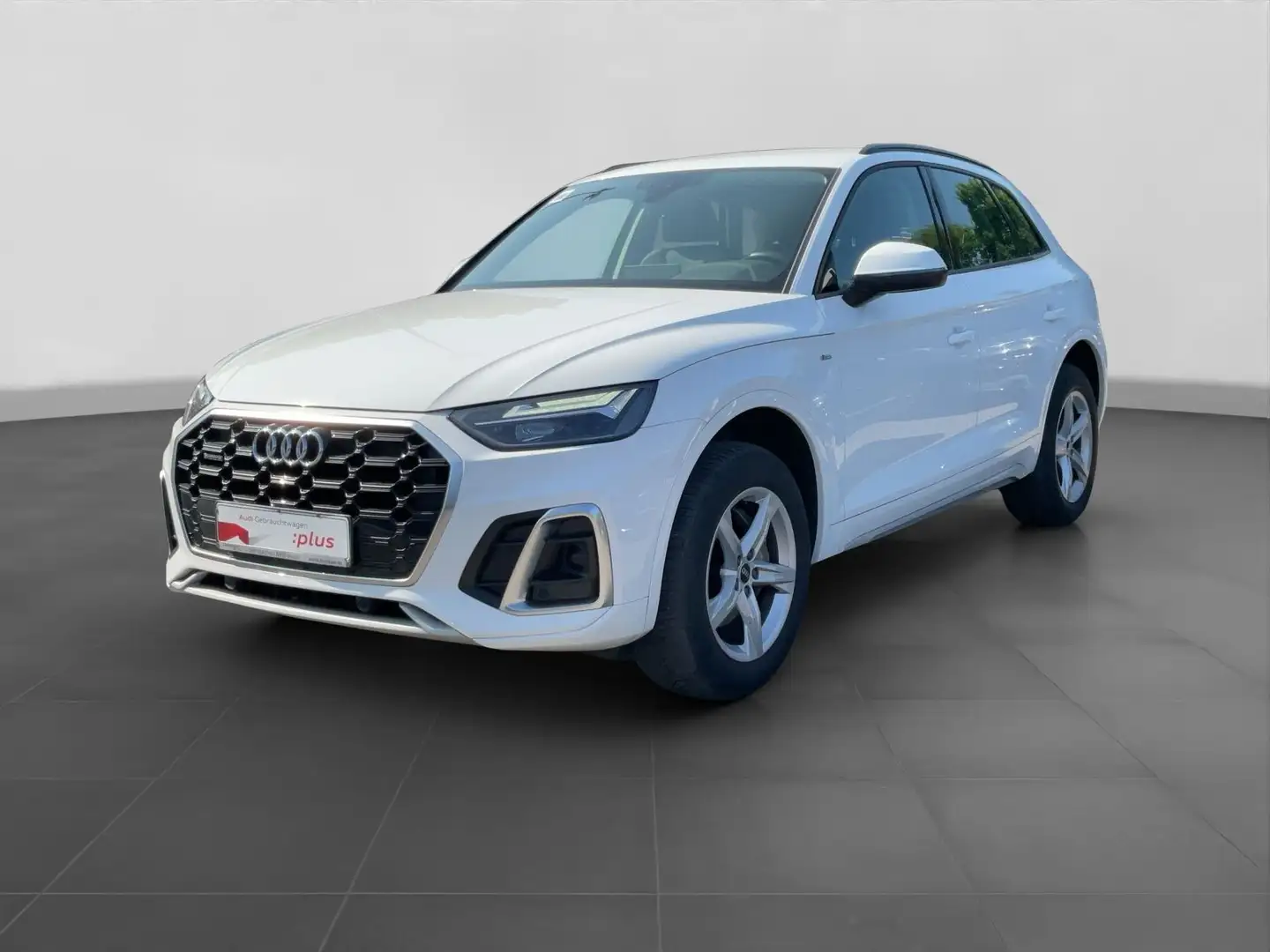 Audi Q5 40 TDI Q S LINE AHK NAVI+ LEDER KAMERA Weiß - 2