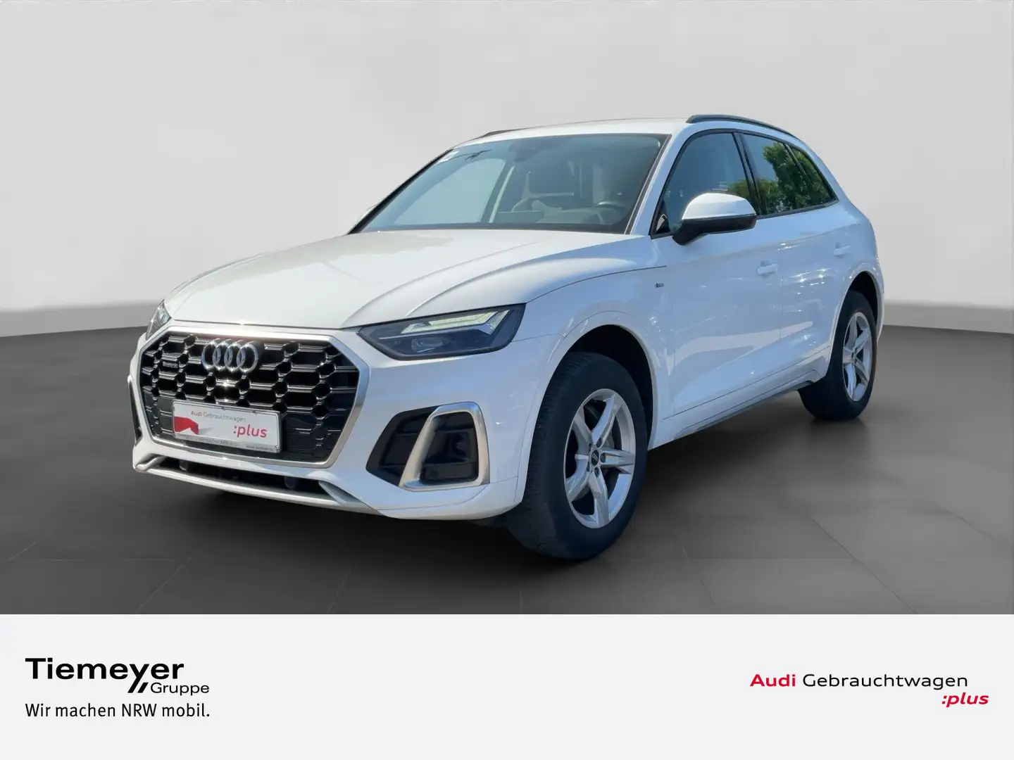 Audi Q5 40 TDI Q S LINE AHK NAVI+ LEDER KAMERA Weiß - 1