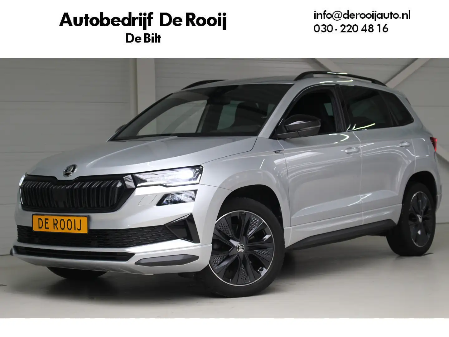 Skoda Karoq 1.5 TSI ACT Sportline DSG Automaat Navigatie | Led Argent - 1