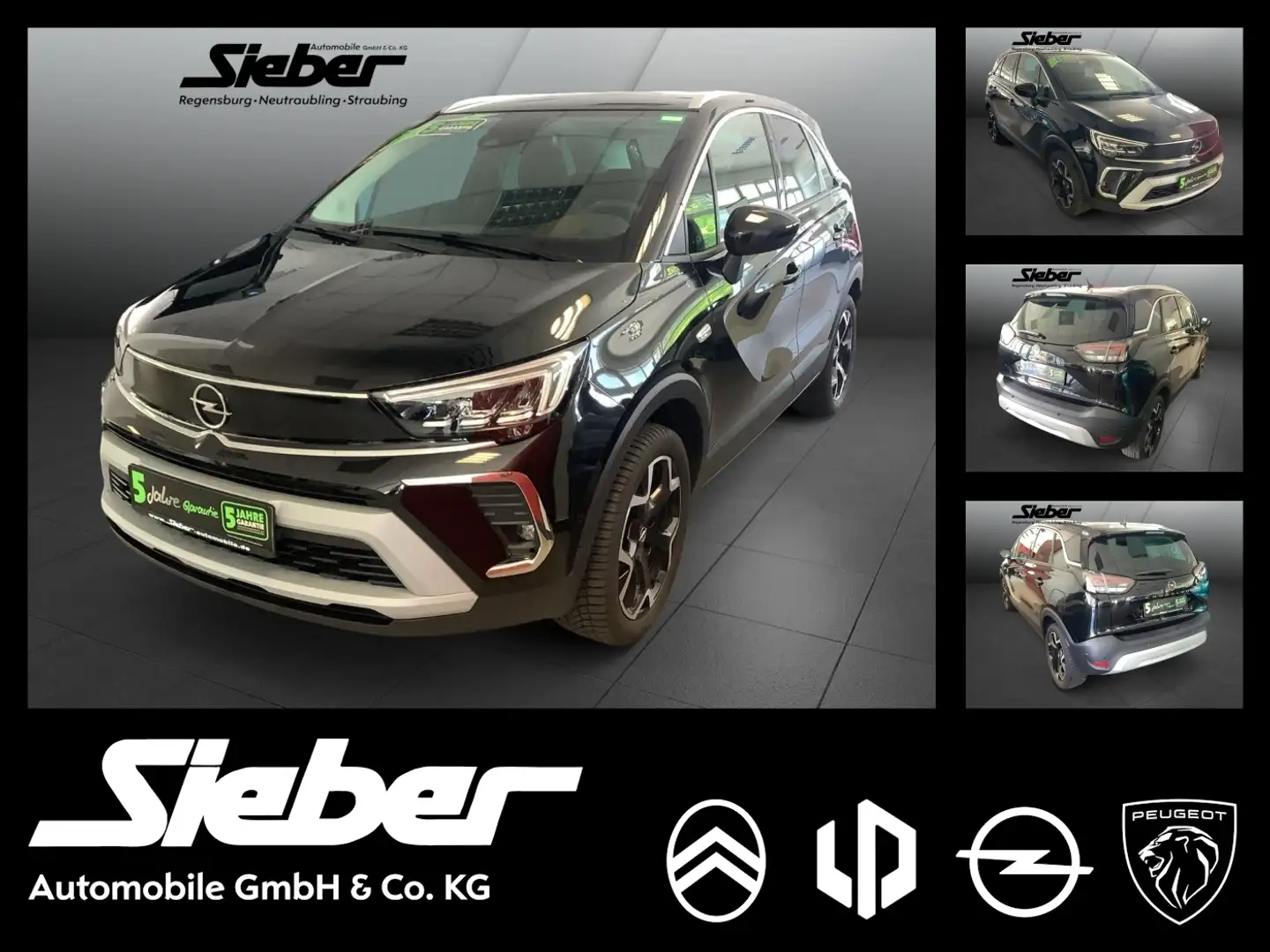 Opel Crossland 1.2 Turbo Ultimate Paket *Navi*LED* Schwarz - 1