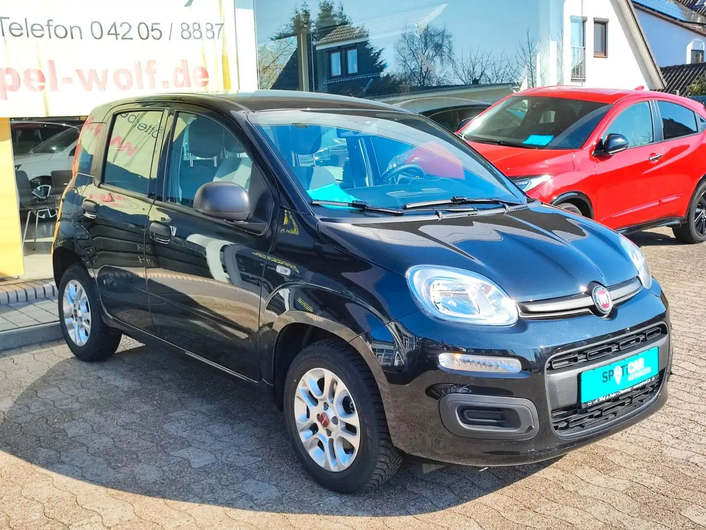 Fiat Panda Easy +Klimaanlage+ALU+USB+DAB+PDC+GARANTIE Schwarz - 2