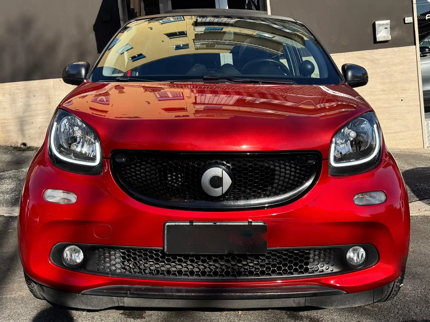 smart forFour Forfour 0.9 t Prime 90cv twinamic Cabrio Navi Kame Rouge - 2