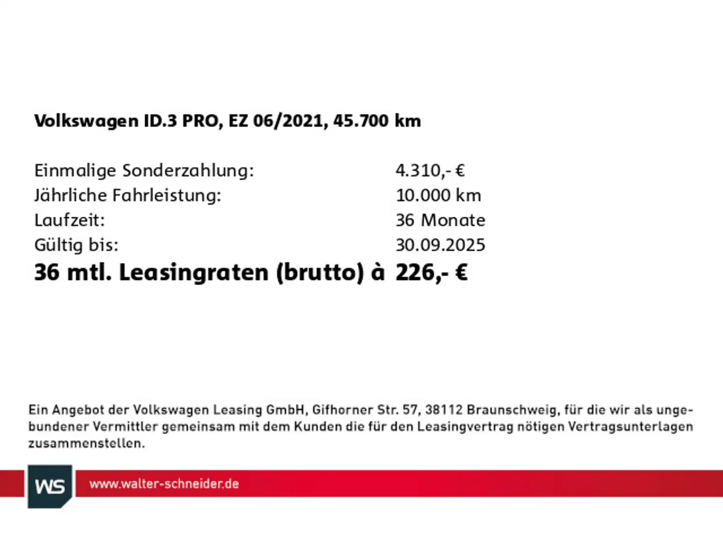 Volkswagen ID.3 Pro Business NaviPro IQ.Light AHK Blau - 2