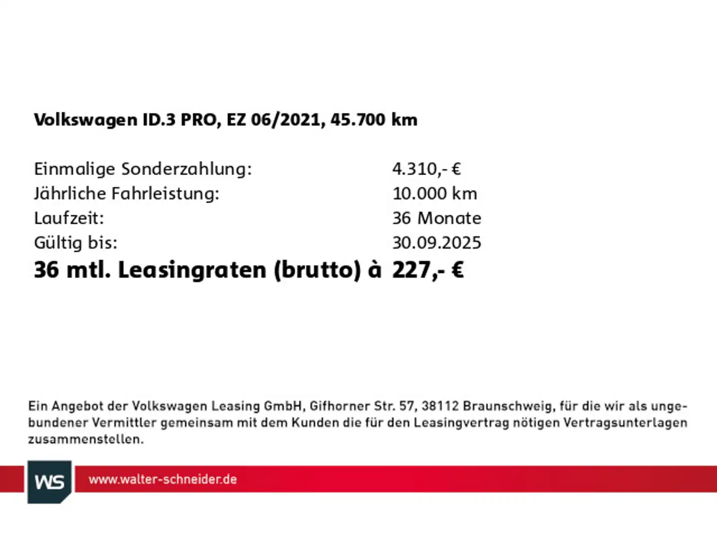 Volkswagen ID.3 Pro Business NaviPro IQ.Light AHK Bleu - 2
