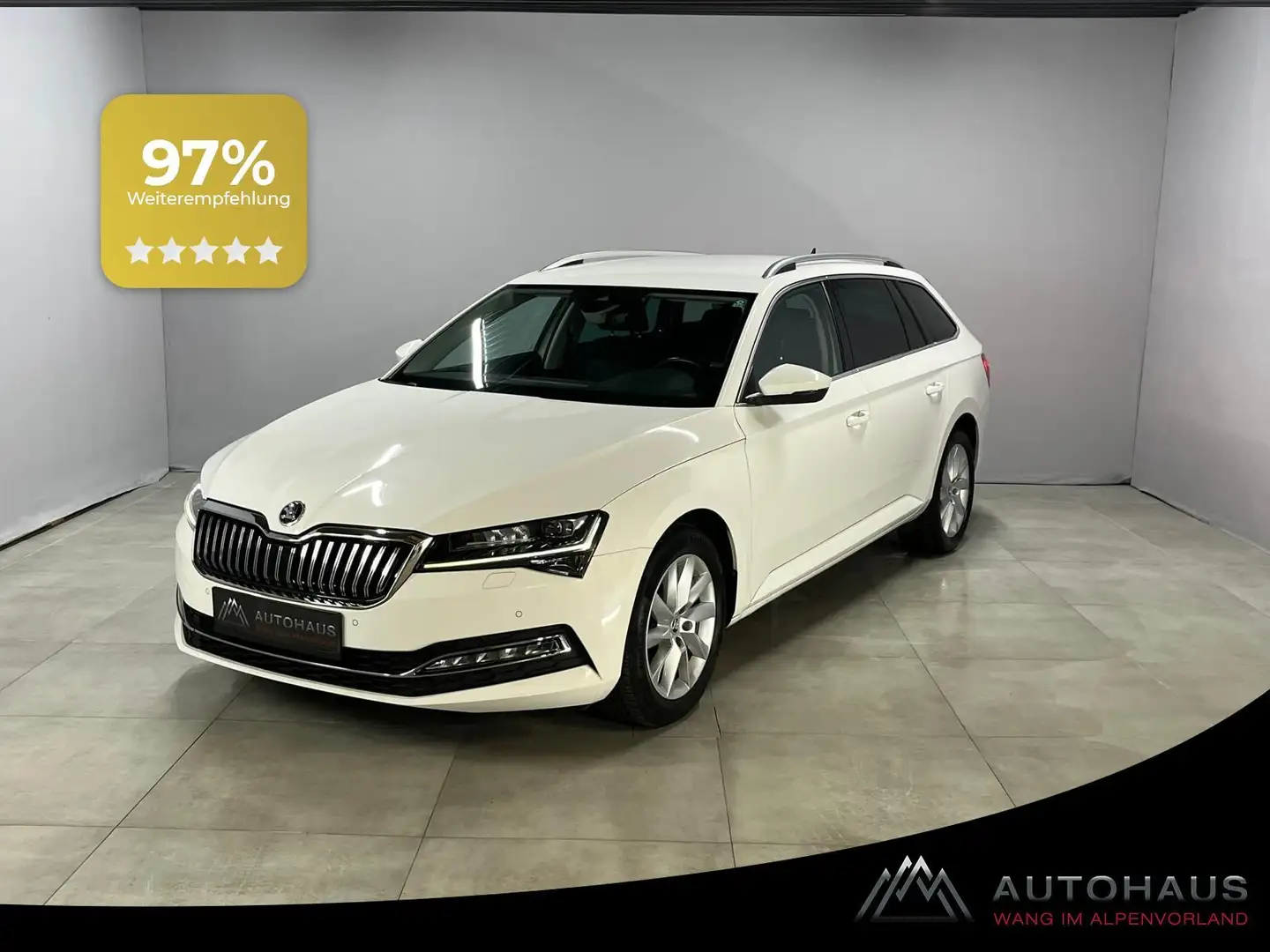 Skoda Superb 2.0 TDI Style ***AHK-schwenkbar | LED*** Blanc - 1