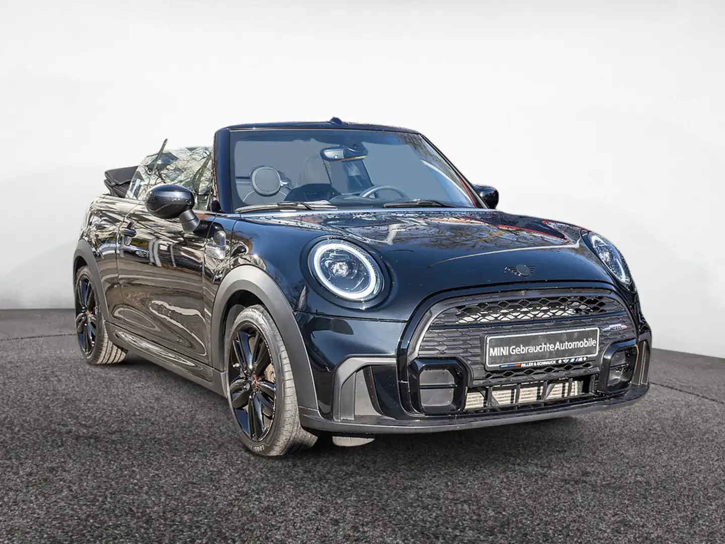 MINI Cooper Cabrio JCW Trim LED+KEYLESS+KLIMAAUT+S Schwarz - 2