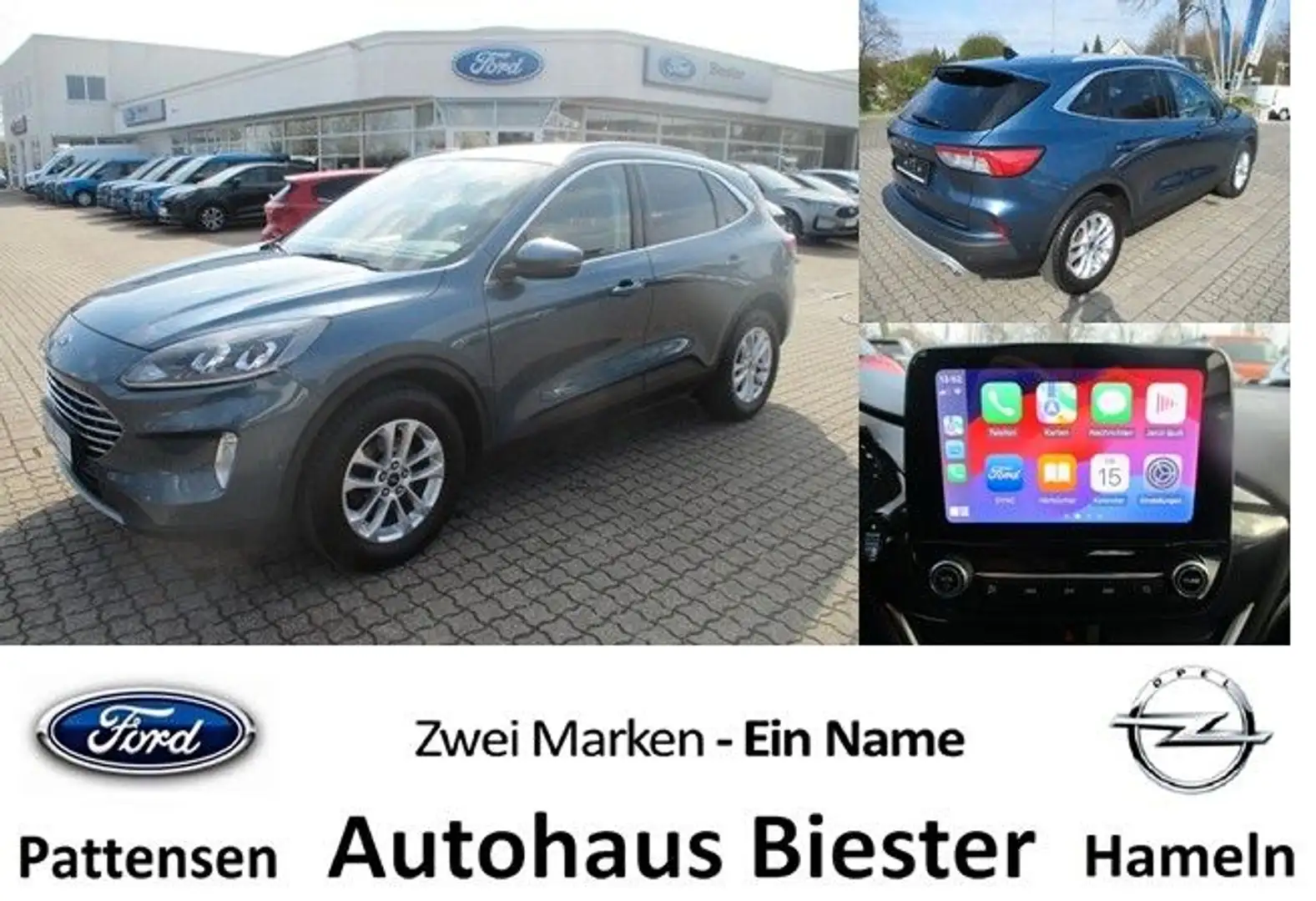Ford Kuga Titanium  ACC + PDC+Kam + Winterp. Azul - 1