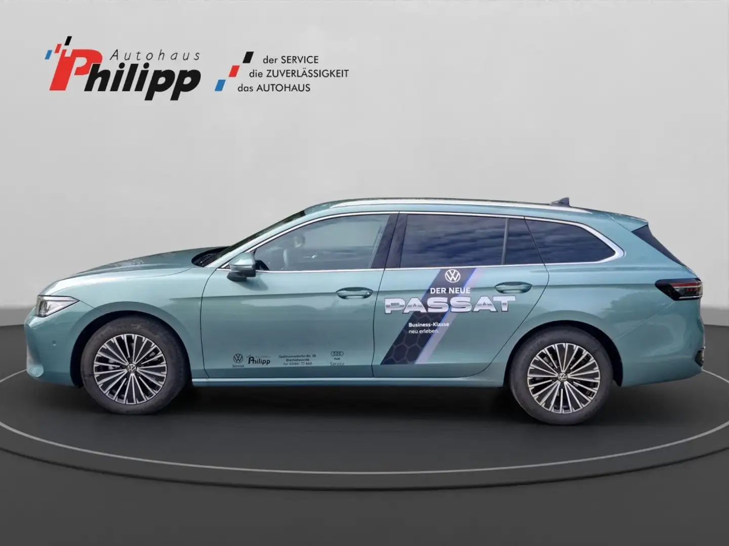 Volkswagen Passat Variant Passat 2.0 TDI Elegance Grün - 2
