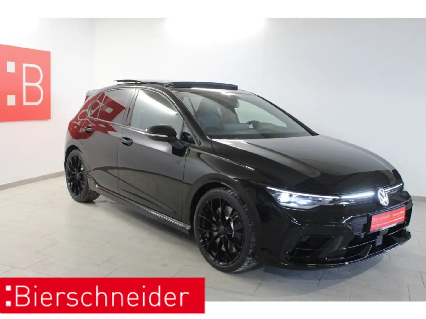 Volkswagen Golf R 8 2.0 TSI DSG 4Mo. Black Edition 19 AKRA LEDER MAT Black - 1