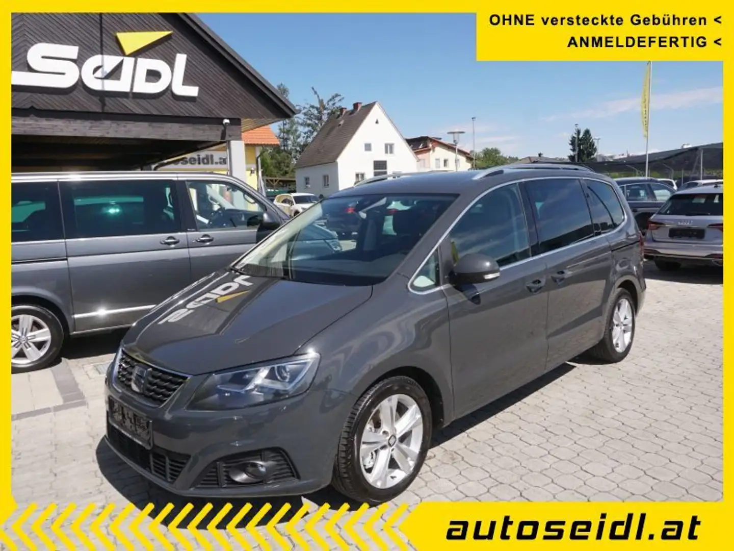 SEAT Alhambra Xcellence 2,0 TDI DSG 4WD *7 SITZE+ALLRAD+AHV* Grau - 1
